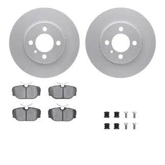 R1 Concepts WDUH1-31143 Carbon Series Brake Rotors W/ 5000 Oep Brake Pads & Hdw
